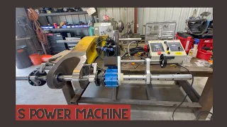 S Power line boring machine: use and review / Kobelco loader arm part 2