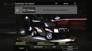 NFS Underground 2 | SUV | Cadillac Escalade | Customization and Gameplay