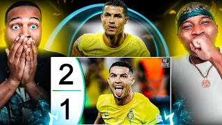 Al Nassr vs Damac 2-1 Highlights | CRISTIANO RONALDO SUPER FREE KICK (REACTION)😈