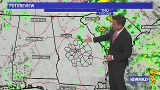 Cold rain moves in for tonight and all day Tuesday | Central Georgia weather