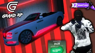 I WON SOME AMAZING CARS in GTA 5 RP!! | 2x Grand Coin Promotion!!