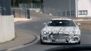 2015 Mercedes-Benz AMG GT spied testing on the Nürburgring Nordschleife!