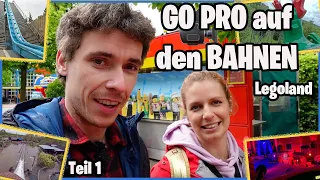 FILMEN 🎥 auf den Bahnen🎢  im LEGOLAND DEUTSCHLAND ☆ Mythica, Feuerdrache,...☆ Vlog & On Ride Teil1/2