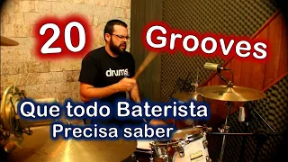 20 Grooves que Todo baterista deveria saber!