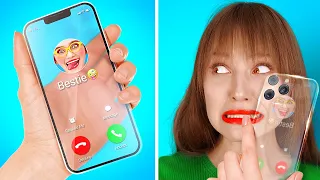 BRILLIANT PHONE HACKS || Cool 3D Pen And Hot Glue Crafts By 123 GO! GOLD