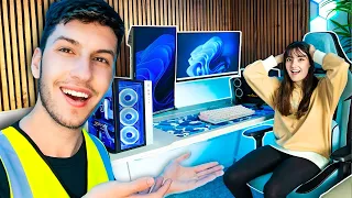 I Built My Little Sister Her Dream Gaming Setup!