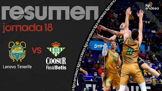 Lenovo Tenerife - Coosur Real Betis (99-97) RESUMEN | Liga Endesa 2021-22