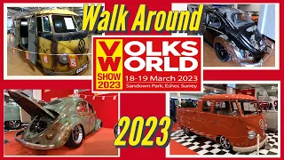VOLKSWORLD show 2023 | Walkround, 100's of aircooler Beetle & Bus's