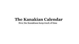 Worldbuilding | The Kanakian Calendar