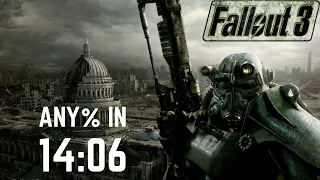 Fallout 3 Any% Speedrun In 14:06 (World Record)