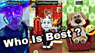 Michelo2.0 VS Tom The Singer VS Talking Ben Who Is Best ? 🤣 👌🏽 | Tom The Singer