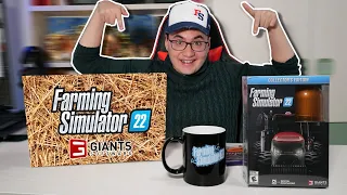 Unboxing FARMING SIMULATOR 22 Collector's Edition + Press Kit