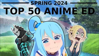 🍃My TOP 50 ANIME Endings - Spring 2024🌾