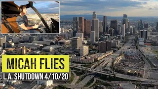 Helicopter View of Los Angeles (Update) | April 10th 2020