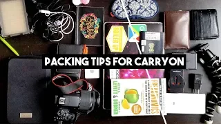 WHAT I PUT ON MY CARRYON | STUDENT TRAVEL