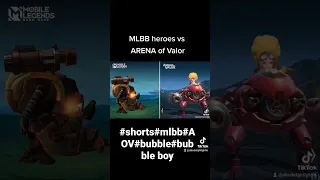 MLBB vs AOV     #shorts #mlbb #bubble #shortvideo