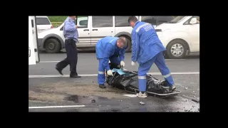 !!!18+!!! ДТП на Павелецкой наб  1 человек погиб (2012 ГОД)