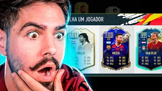 SÓ OS MAIORES OVERS COM MESSI, GULIT E VAN DIJK MITO!!! FUT DRAFT FIFA 20