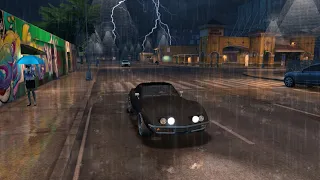 I ❤️ THE GRAPHICS!! A rainy night in Miami || Taxi Sim 2020