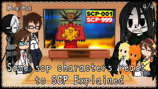 Some scp characters react to SCP Explained(4/4)||scp au||gacha club[eng/ru]