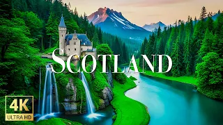 Scotland Nature Relaxing Movie 4K - Meditation Relaxing Music - Wonderful Nature - 4K Video Ultra HD