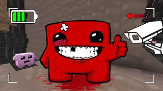 СЛЕЖУ ЗА СУПЕР МИТ БОЙ ЧЕРЕЗ КАМЕРУ В МАЙНКРАФТ SUPER MEAT BOY FNF MINECRAFT ФРАЙДЕЙ НАЙТ ФАНКИН