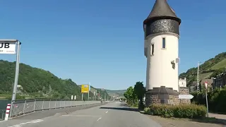 Street view from  Rüdesheim am Rhein  - St. goarshausen ( Lorelei city)