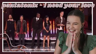 Pentatonix - 'I Need Your Love' Sing Off 2013 The Final Reaction | Carmen Reacts