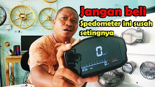 kelemahan spedometer digital model ducati [Senja Vlog]