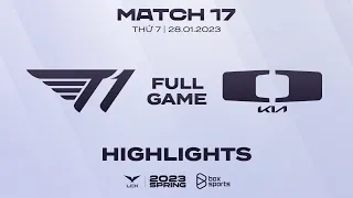 T1 vs DK Highlights ALL GAMES | Match 17 | LCK Spring Split 2023