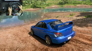 SUBARU IMPREZA WRX STI | Forza Horizon 5 gameplay | Steering wheel Logitech G29