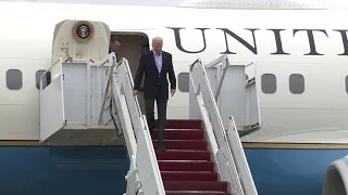 President Joe Biden arriving in Brownsville