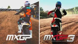 MXGP PRO VS MXGP 3 | Gameplay Video Comparison 2019