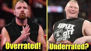 5 Current Wrestlers That Are OVERRATED And 5 That Are UNDERRATED!