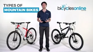 What are the different types of Mountain Bikes?