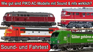 SOUND & mfx für unter 300 Euro! Wie gut sind die PIKO-Loks wirklich????