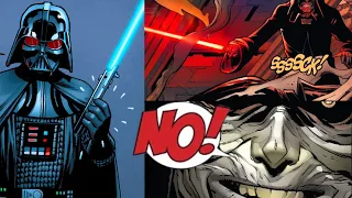 Why Palpatine HATED Darth Vader's Blue Jedi Lightsaber(Canon) - Star Wars Comics Explained