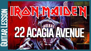 Iron Maiden - 22 Acacia Avenue - Guitar Lesson