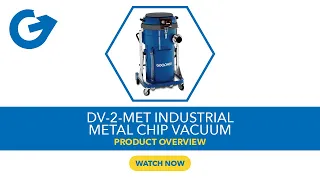 Goodway DV-2-MET Industrial Metal Chip Vacuum