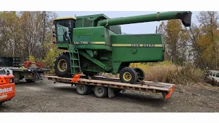 We pick up our new to us John Deere 7720 combine and meet  youtubers becca and levis alaska