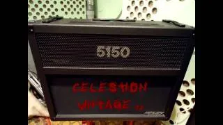 PEAVEY 5150 COMBO - Celestion Sheffield vs Celestion Vintage 30