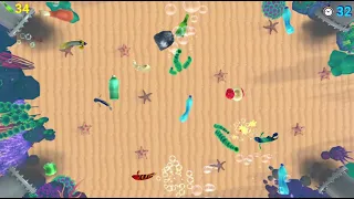 Interactive floor software.  Save the ocean