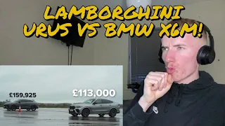 YeaJord Reacts To LAMBORGHINI URUS vs BMW X6M - DRAG RACE!