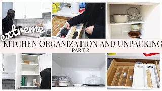 KITCHEN DEEP CLEAN AND ORGANIZE PART 2 |EXTREME ORGANIZATION | KITCHEN ORGANIZATION IDEAS 2023