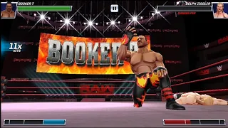 WWE MAYHEM 4 star Booker T Gameplay | old school Booker T