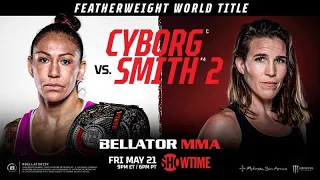 Bellator 259 LIVE Stream | Cyborg vs Smith 2 Full Fight Companion (Watch Along Live Reactions)