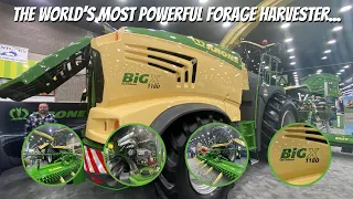 WORLD'S MOST POWERFUL FORAGE HARVESTER — Krone BiG X 1180