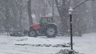 Zetor Forterra tractor plowing