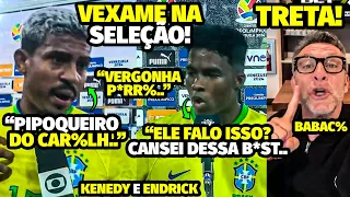 GRAVE! A TRAIRAGEM IMPERDOÁVEL COM KENEDY QUE FEZ BRASlL SER ELIMINADO E ENDRlCK METER O LOCO APÓS..