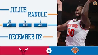 Julius Randle's Full Game Highlights: 30 PTS, 12 REB, 6 AST vs Bulls | 2021-2022 NBA Season | 12/02